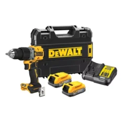 Perceuse Visseuse Percussion Compacte XR 18V 1.7Ah Li-Ion Brushless Powerstack DEWALT - DCD805E2T-QW -Stanley Magasin dcd805e2t k1