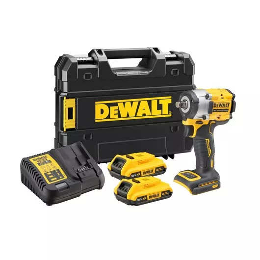 Boulonneuse à Chocs 1/2" XR 18V 2Ah Li-ion Brushless DEWALT Jonc De Sécurité - DCF921D2T-QW 4 Boulonneuse à Chocs 1/2" XR 18V 2Ah Li-ion Brushless DEWALT Jonc De Sécurité - DCF921D2T-QW – Image 2