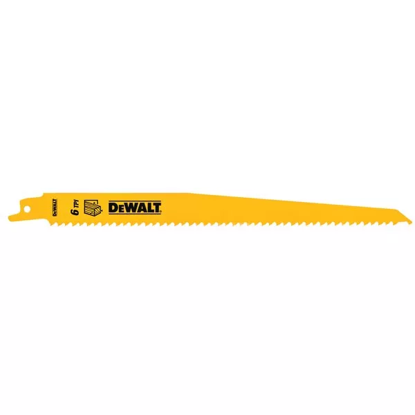 Lame Scie Sabre BIM Plungepoint DEWALT Pour Coupe Bois 228 Mm - DT2349-QZ 3 Lame Scie Sabre BIM Plungepoint DEWALT Pour Coupe Bois 228 Mm - DT2349-QZ