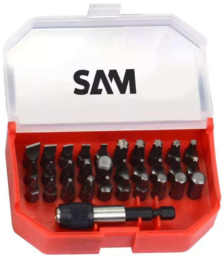 Coffret De 30 Embouts De Vissage 1/4" + 1 Porte-embout SAM OUTILLAGE - E900-J30B 3 Coffret De 30 Embouts De Vissage 1/4" + 1 Porte-embout SAM OUTILLAGE - E900-J30B