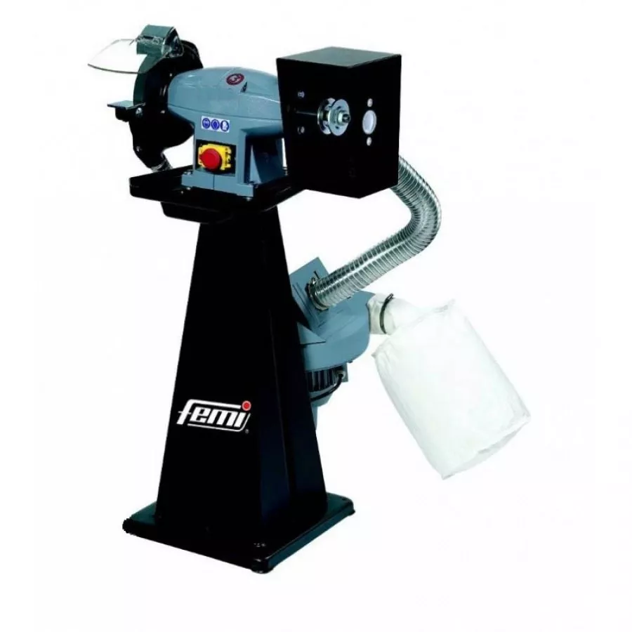 Touret Combiné FEMI 198 EVO - 1100 W Triphasé - Ø 200x30x20 Mm - Sans Meule, Ni Brosse - 8005432 3 Touret Combiné FEMI 198 EVO - 1100 W Triphasé - Ø 200x30x20 Mm - Sans Meule, Ni Brosse - 8005432