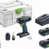 Perceuse Visseuse Sans Fil T 18+3 HPC 4.0 I-Set FESTOOL - 576989