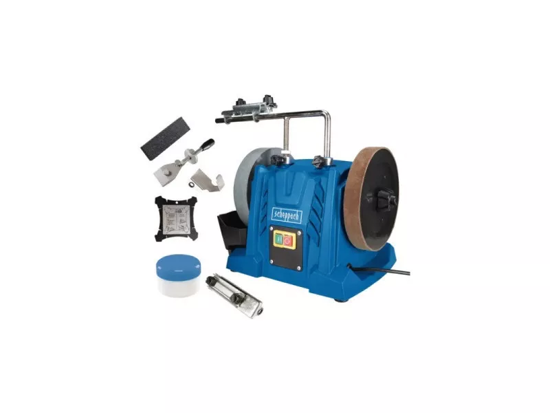 Affuteuse à Eau SCHEPPACH Avec Meule De 200 Mm + Dispositif - 5903205903 3 Affuteuse à Eau SCHEPPACH Avec Meule De 200 Mm + Dispositif - 5903205903