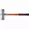 Maillet HALDER SIMPLEX TPE Moyen Avec Boîtier En Aluminium Et Manche En Bois - D=40 Mm - 3103.040