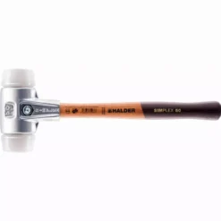 Maillet HALDER SIMPLEX Superplastique Avec Boîtier En Aluminium Et Manche En Bois - D=50 Mm - 3107.050