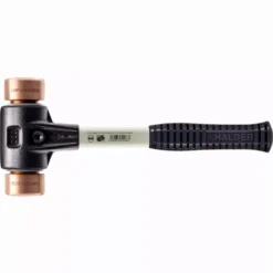 Maillet HALDER SIMPLEX Cuivre Avec Boîtier En Fonte Malléable Renforcée Et Manche En Fibre De Verre - D=40 Mm - 3704.040