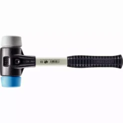 Maillet HALDER SIMPLEX TPE Souple / TPE Moyen Avec Boîtier En Fonte Malléable Renforcée Et Manche En Fibre De Verre - D=40 Mm - 3713.040