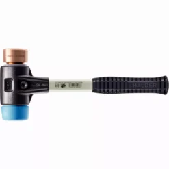 Maillet HALDER SIMPLEX TPE Souple / Cuivre Avec Boîtier En Fonte Malléable Renforcée Et Manche En Fibre De Verre - D=40 Mm - 3714.040