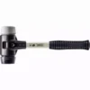 Maillet HALDER SIMPLEX Caoutchouc Chargé / TPE Moyen Avec Boîtier En Fonte Malléable Renforcée Et Manche En Fibre De Verre - D=60 Mm - 3723.060