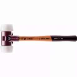 Maillet HALDER SIMPLEX Superplastique Avec Boîtier En Fonte Malléable Et Manche En Bois De Haute Qualité - D=50 Mm - 3007.051