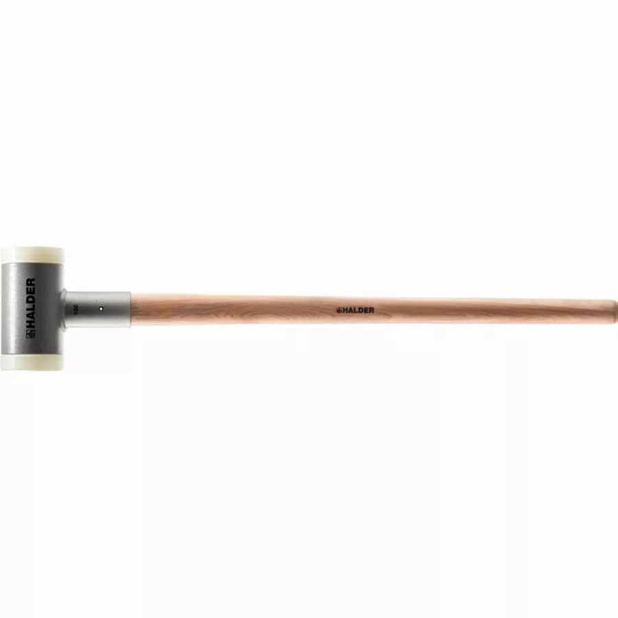 Maillet Sans Rebond, Avec Manche, Vernis, En Hickory Réduisant Les Vibrations, Ergonomique - D=100 Mm / Poids=5000 G - 3366.0S5 3 Maillet Sans Rebond, Avec Manche, Vernis, En Hickory Réduisant Les Vibrations, Ergonomique - D=100 Mm / Poids=5000 G - 3366.0S5