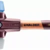 Maillet HALDER SIMPLEX TPE Souple/ Superplastique Avec Boîtier En Fonte Malléable Et Manche En Bois De Haute Qualité - D=80 Mm - Manche Extra-court - 3017.082 -Stanley Magasin im0013882 foto artgrp