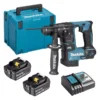 Perforateur SDS+ 10.8V Li-ion MAKITA - Ø16mm - 2 Batteries + 1 Chargeur Rapide + Malette Transport - HR166DSMJ
