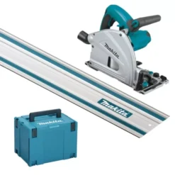 Scie Circulaire Plongeante MAKITA 1300W 165MM En Coffret MAK-PAC + Rail De Guidage 1400 Mm - SP6000J1 -Stanley Magasin set sp6000j1 600x600 1